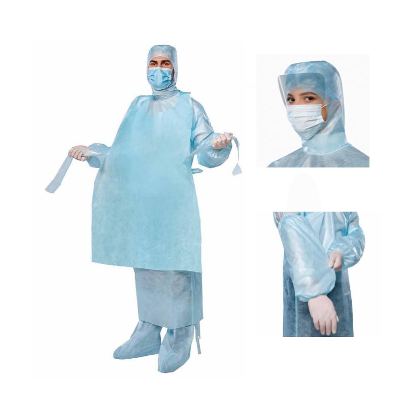 Комплект одягу медичний (хірургічний), стерильний, одноразового використання ,ТМ «АХІЛЛ»